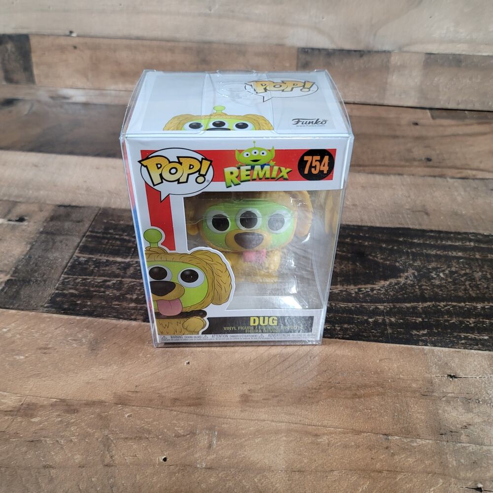 Funko Pop Remix #754 Dug Vinyl Figure Exclusive *Pop Protector* - Picture 5 of 6